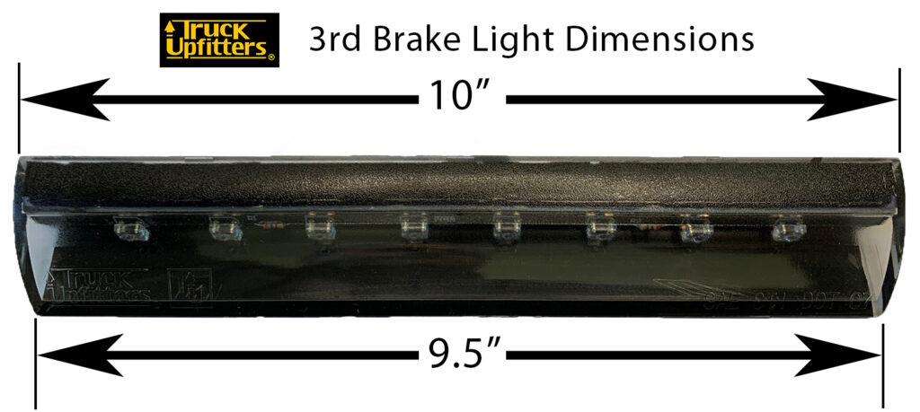 LED 3rd brake light for camper shells